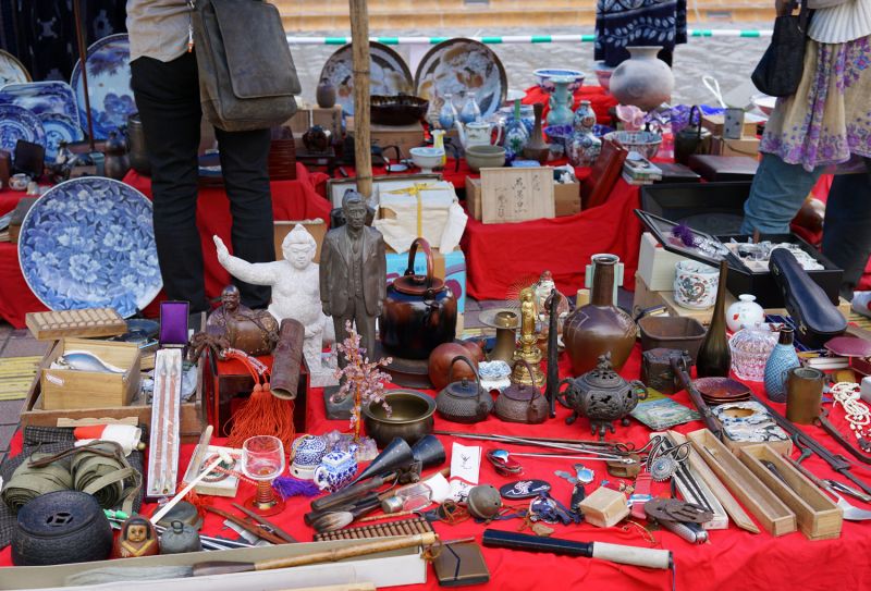 chợ trao đổi đồ cũ ở Nhật