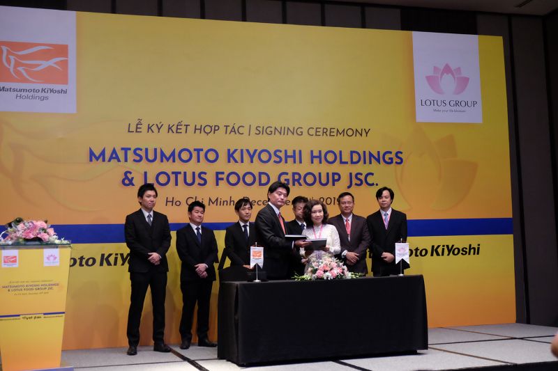 Lễ ký kết hợp tác giữa Matsumoto Kiyoshi & Lotus Food Group