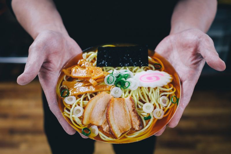 mô hình thức ăn giả của người Nhật