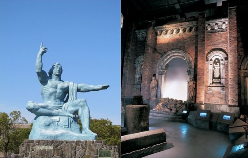 tượng đài và bảo tàng bom nguyên tử Nagasaki