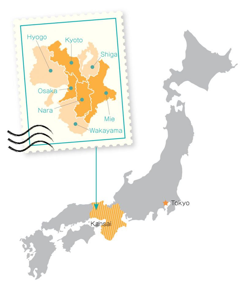 vùng Kansai Nhật Bản