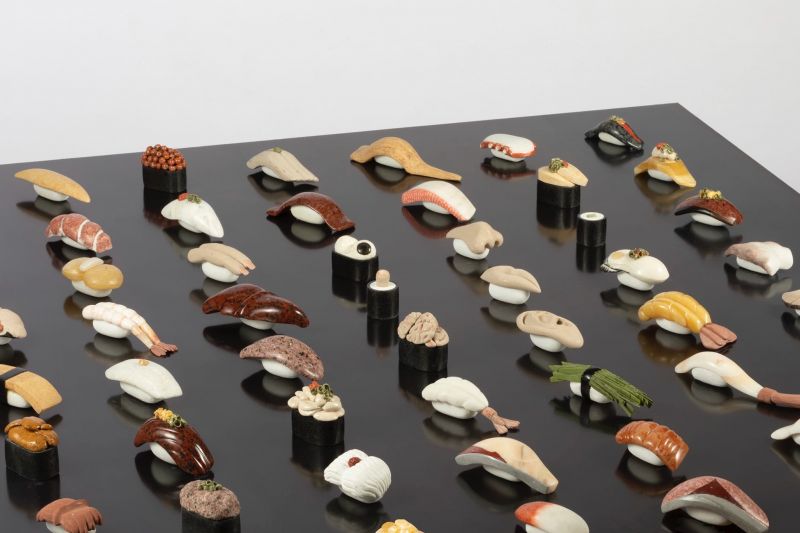 sushi được tạo ra từ đá
