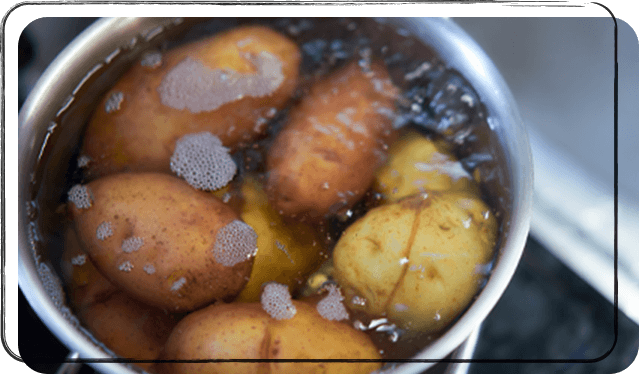 xà lách khoai tây